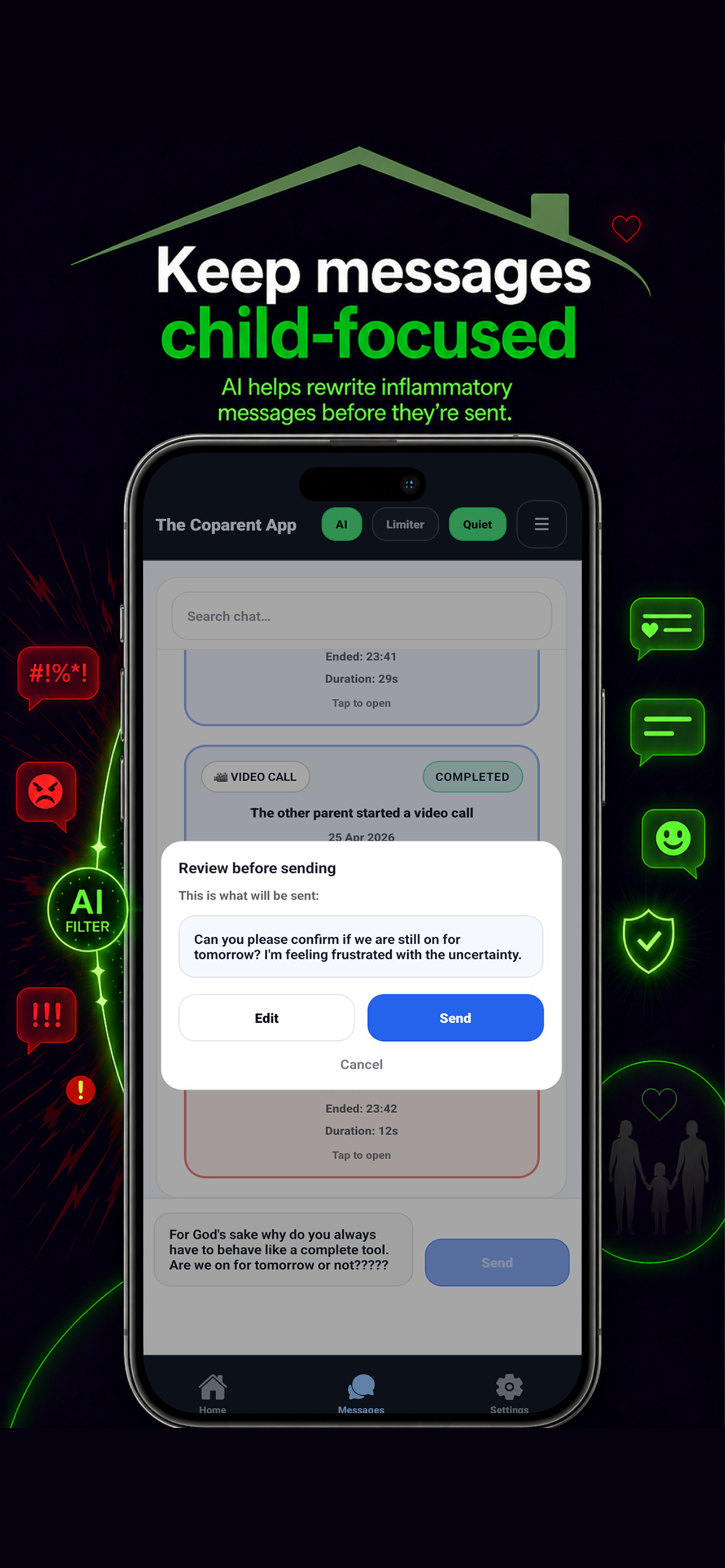 AI mode screen