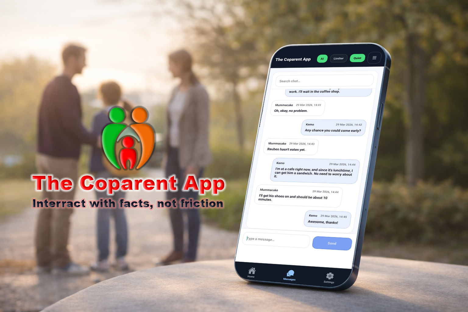 Large media banner for The Coparent App