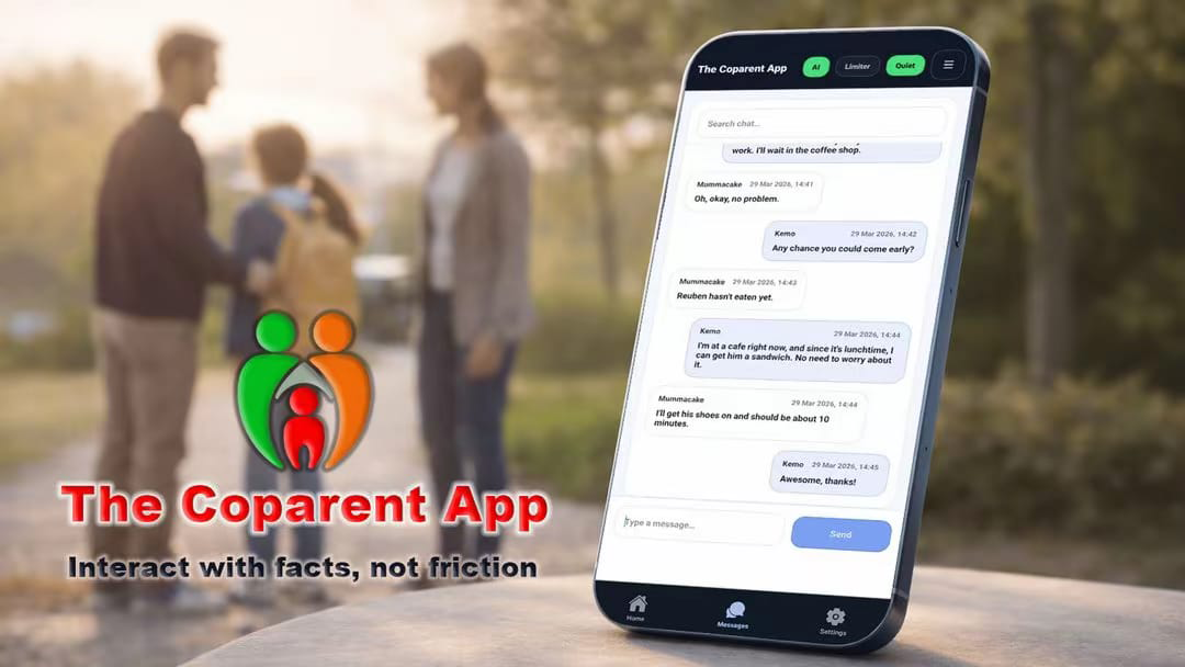 Landscape banner for The Coparent App